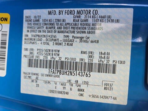 2022 Ford Mustang EcoBoost