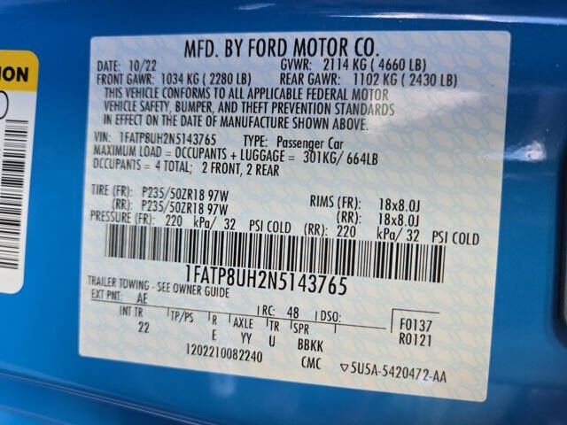 2022 Ford Mustang EcoBoost