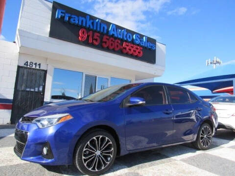 2014 Toyota Corolla for sale at Franklin Auto Sales in El Paso TX