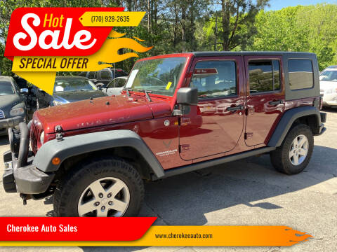 2010 Jeep Wrangler Unlimited for sale at Cherokee Auto Sales in Acworth GA