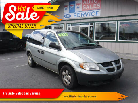 2003 Dodge Caravan for sale at 777 Auto Sales and Service in Tacoma WA