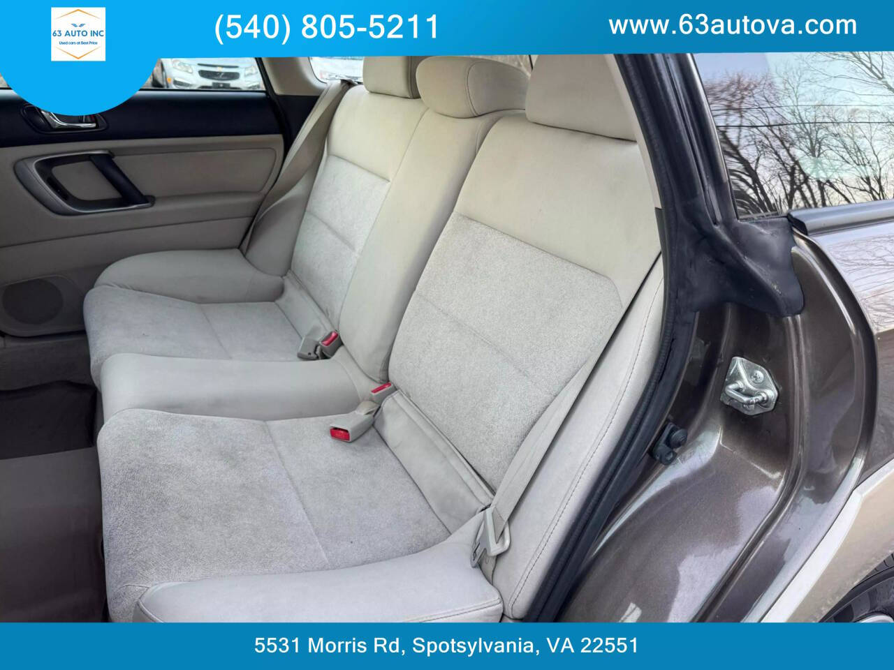 2008 Subaru Outback for sale at 63 Auto Inc in Spotsylvania, VA