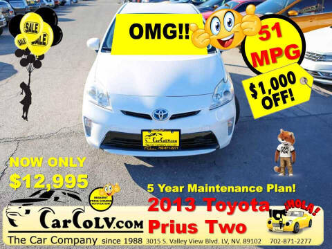 2013 Toyota Prius for sale at The Car Company in Las Vegas NV