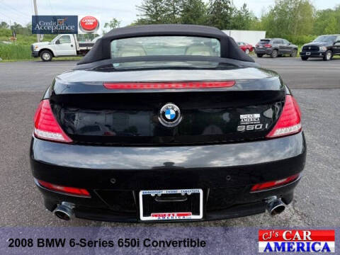 2008 BMW 6 Series 650i