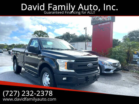 2018 Ford F-150 for sale at David Family Auto, Inc. in New Port Richey FL