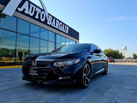 2019 Honda Accord for sale at AUTO BARGAIN, INC in Oklahoma City OK