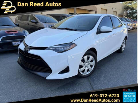2017 Toyota Corolla for sale at Dan Reed Autos in Escondido CA