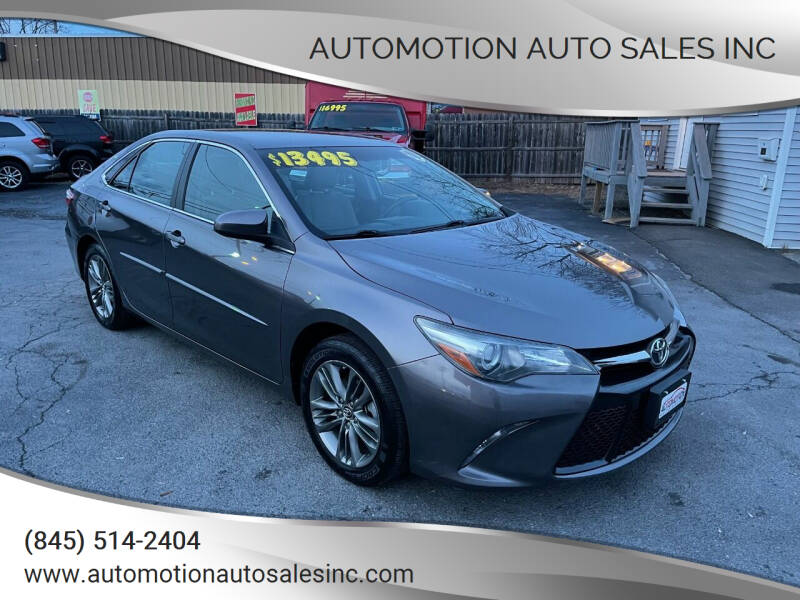 2015 Toyota Camry for sale at Automotion Auto Sales Inc in Kingston NY