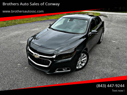 2015 Chevrolet Malibu for sale at Brothers Auto Sales of Conway in Conway SC