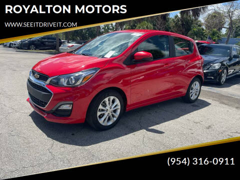 2021 Chevrolet Spark for sale at ROYALTON MOTORS in Plantation FL