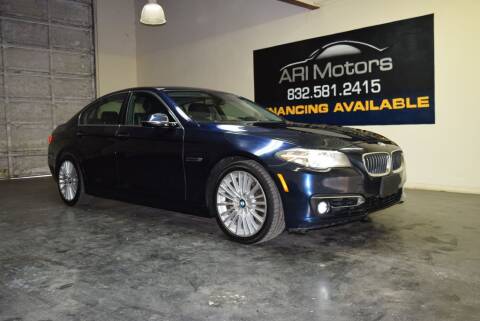 2015 BMW 5 Series for sale at ARI Motors in Houston TX