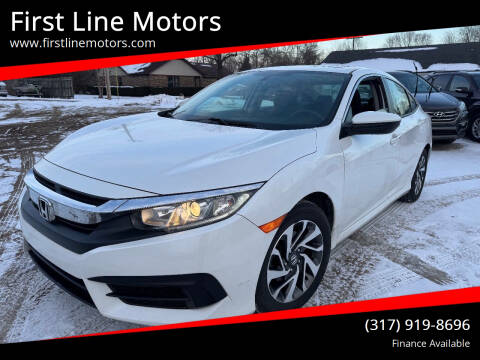 2016 Honda Civic for sale at First Line Motors in Jamestown IN