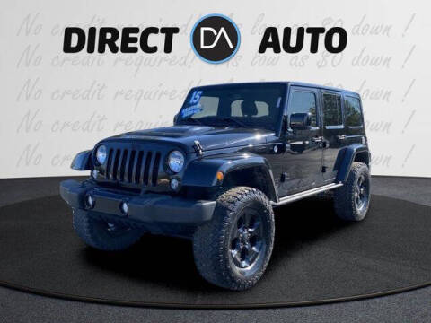 2015 Jeep Wrangler Unlimited for sale at Direct Auto in Biloxi MS