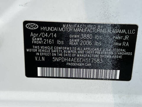 2014 Hyundai Elantra SE