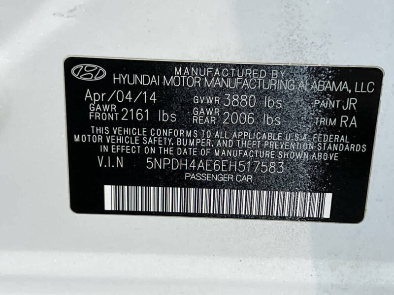 2014 Hyundai Elantra SE