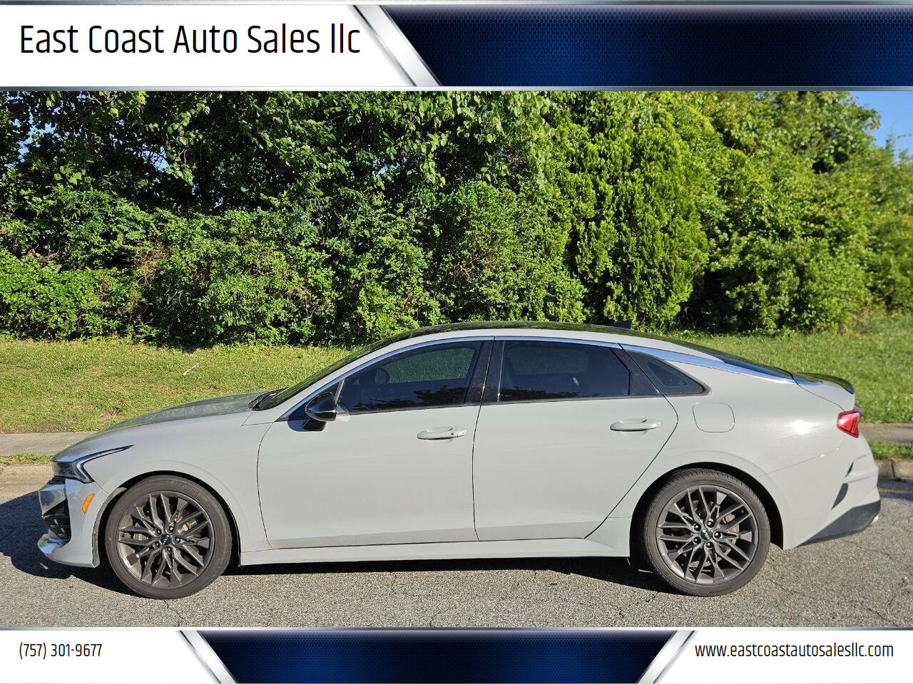 Gray 2023 Kia K5 GT GT 4dr Sedan 1