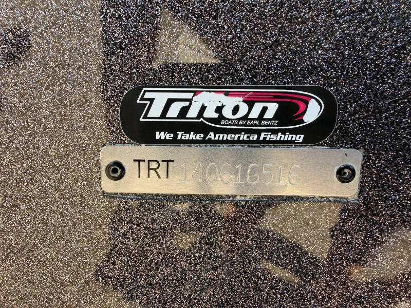 2016 Triton 20 TRX