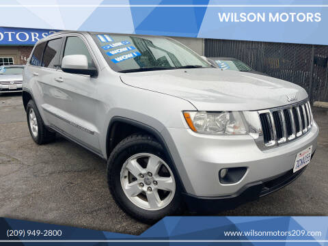2011 Jeep Grand Cherokee for sale at WILSON MOTORS in Stockton CA