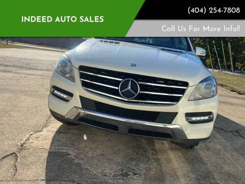 2013 Mercedes-Benz M-Class for sale at Indeed Auto Sales in Lawrenceville GA