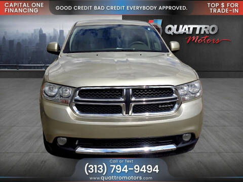 2012 Dodge Durango for sale at Quattro Motors 2 in Farmington Hills MI