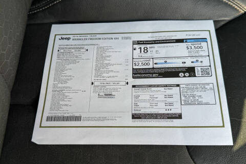 2016 Jeep Wrangler Freedom