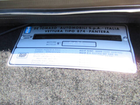 1974 De Tomaso Pantera