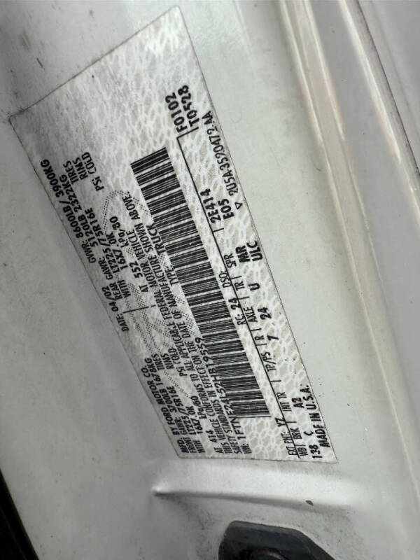 2002 Ford E-Series E-250