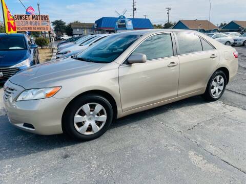 2007 Toyota Camry for sale at Sunset Motors in Manteca CA