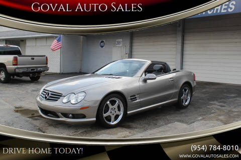 2003 Mercedes-Benz SL-Class for sale at Goval Auto Sales in Pompano Beach FL