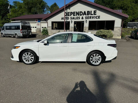 2021 Toyota Camry for sale at Dependable Auto Sales and Service in Binghamton NY