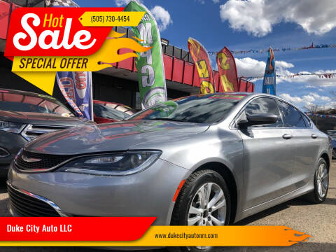 2016 Chrysler 200 for sale at Duke City Auto LLC in Gallup NM