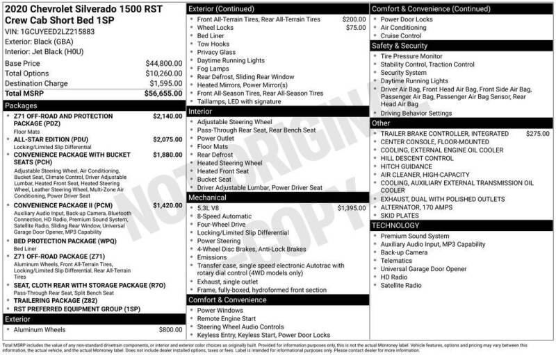2020 Chevrolet Silverado 1500