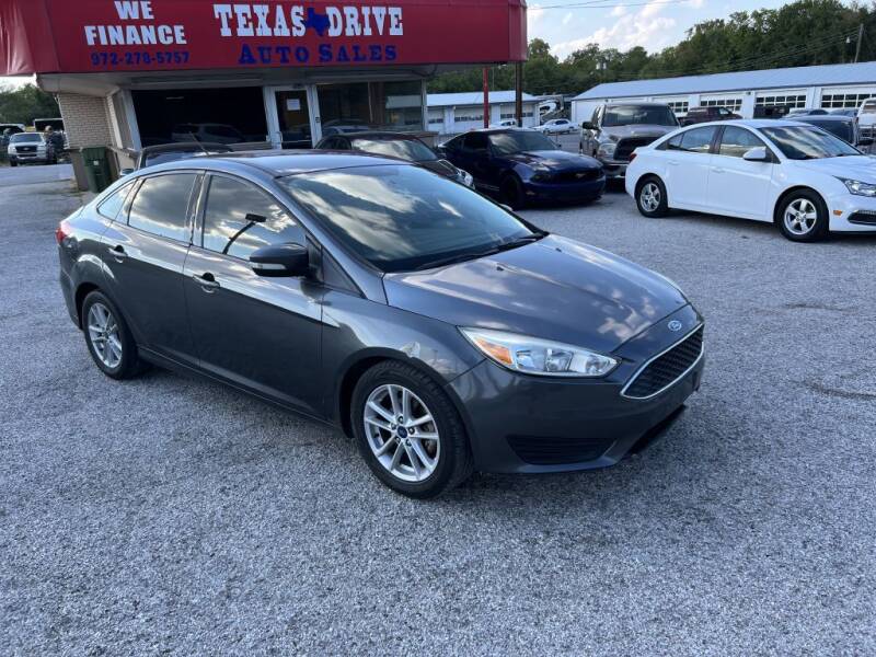 2017 Ford Focus for sale at Texas Drive LLC in Garland TX