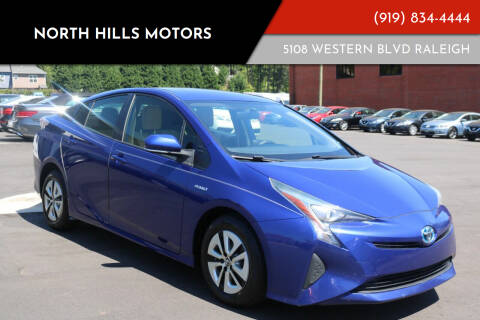 2016 Toyota Prius for sale at NORTH HILLS MOTORS in Raleigh NC