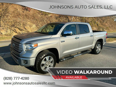 2014 Toyota Tundra for sale at Johnsons Auto Sales, LLC in Marshall NC