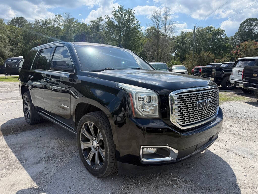 Black 2015 GMC Yukon Denali 4x4 Denali 4dr SUV 2