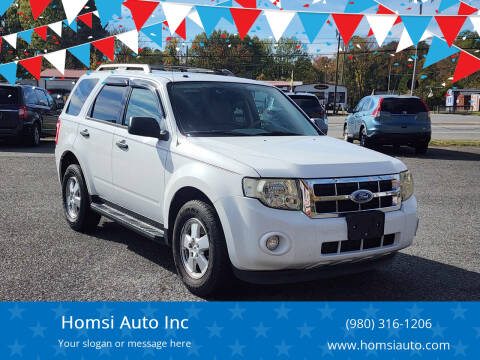 2011 Ford Escape for sale at Homsi Auto Inc in Kannapolis NC