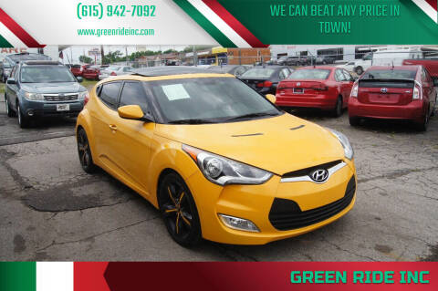 2012 Hyundai Veloster for sale at Green Ride Inc in Nashville TN