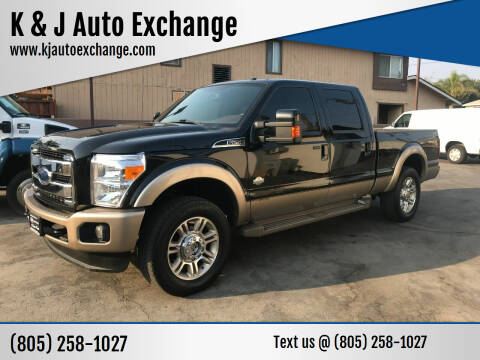 2012 Ford F-250 Super Duty for sale at K & J Auto Exchange in Santa Paula CA
