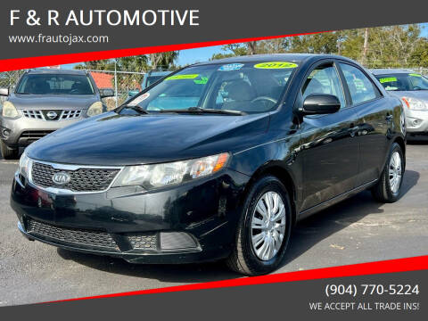 2012 Kia Forte for sale at F & R AUTOMOTIVE in Jacksonville FL