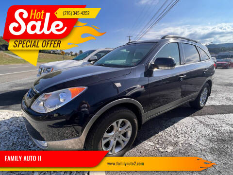 2012 Hyundai Veracruz for sale at FAMILY AUTO II in Pounding Mill VA
