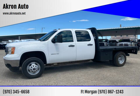 2012 GMC Sierra 3500HD CC for sale at Akron Auto in Akron CO