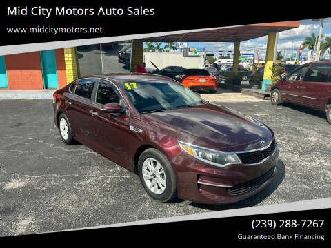 2017 Kia Optima for sale at Mid City Motors Auto Sales in Fort Myers FL