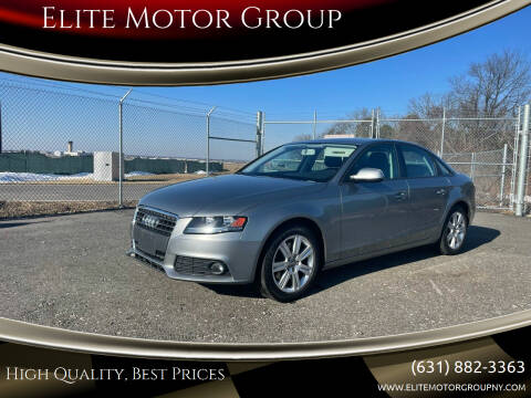2010 Audi A4 for sale at Elite Motor Group in Farmingdale NY