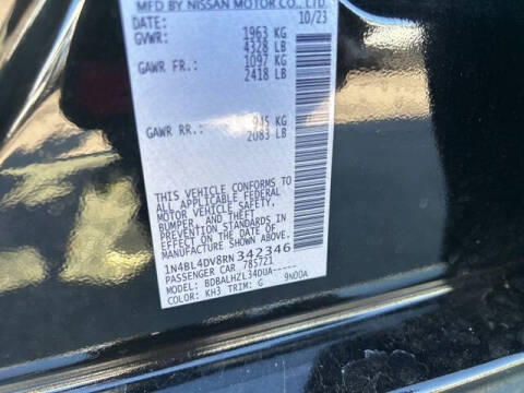 2024 Nissan Altima 2.5 SV