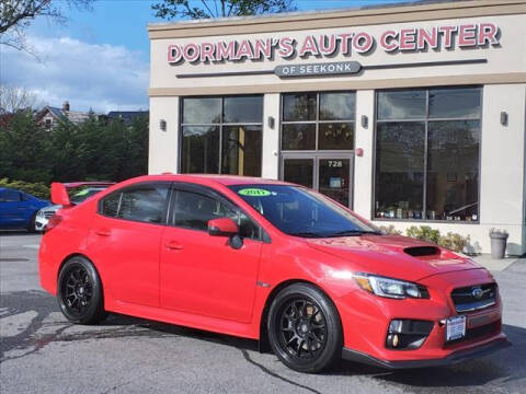 2017 Subaru WRX for sale at DORMANS AUTO CENTER OF SEEKONK in Seekonk MA