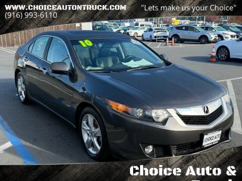 2010 Acura TSX for sale at Choice Auto & Truck in Sacramento CA