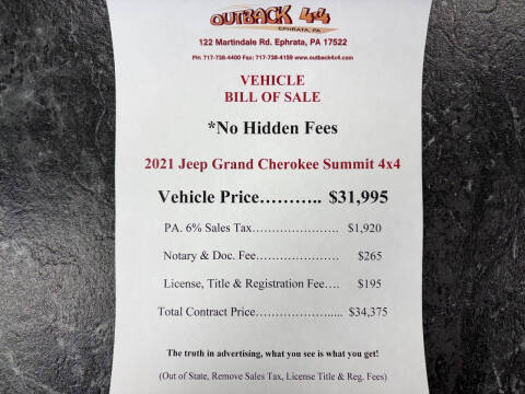 2021 Jeep Grand Cherokee Summit