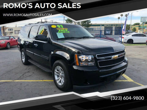 2007 Chevrolet Suburban for sale at ROMO'S AUTO SALES in Los Angeles CA