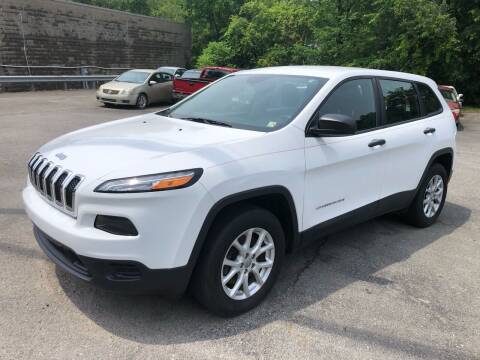 2017 Jeep Cherokee for sale at SARRACINO AUTO SALES INC in Burgettstown PA